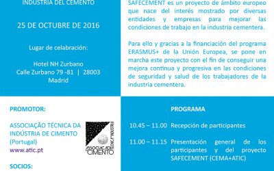 El proyecto SAFECEMENT finaliza con un seminario internacional