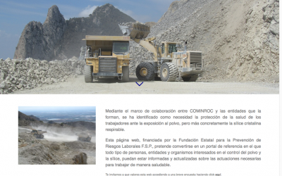 SILICEYSALUD.ES web de referencia para mejorar las condiciones de trabajo sobre la sílice cristalina respirable (SCR)