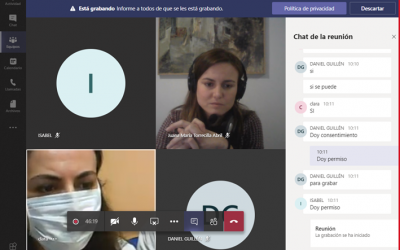 Reunión online de seguimiento del proyecto BIMhealthy