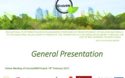 Reunión online del proyecto europeo CircularBIM
