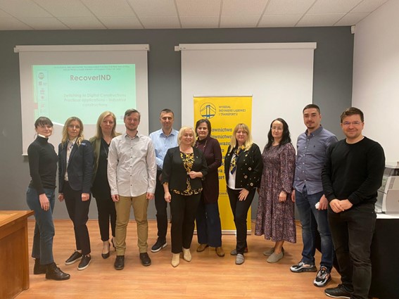 El CTM participó en la segunda reunión y en el primer seminario del proyecto europeo RecoverIND celebrados en Poznan