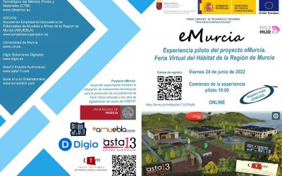 El consorcio eMurcia celebrará una jornada con una experiencia piloto sobre la creación de la Feria Virtual del Hábitat de la Región de Murcia