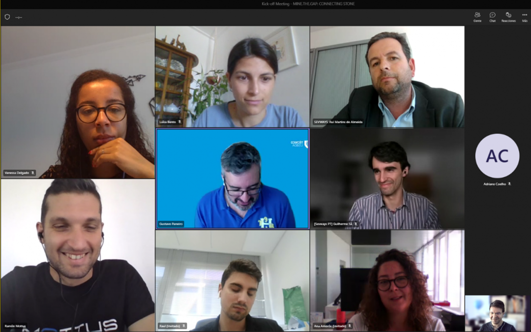 Primera reunión online del proyecto Connecting Stone